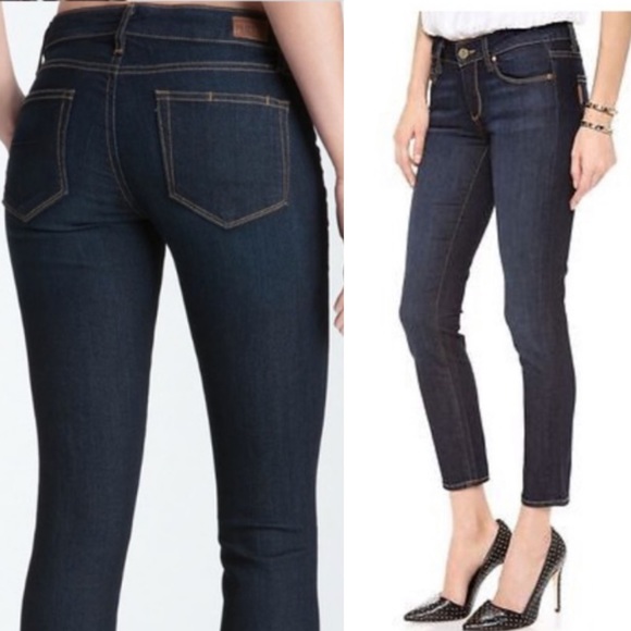 PAIGE Denim - Paige Kylie Crop Skinny Deep Purple Jeans Size 27